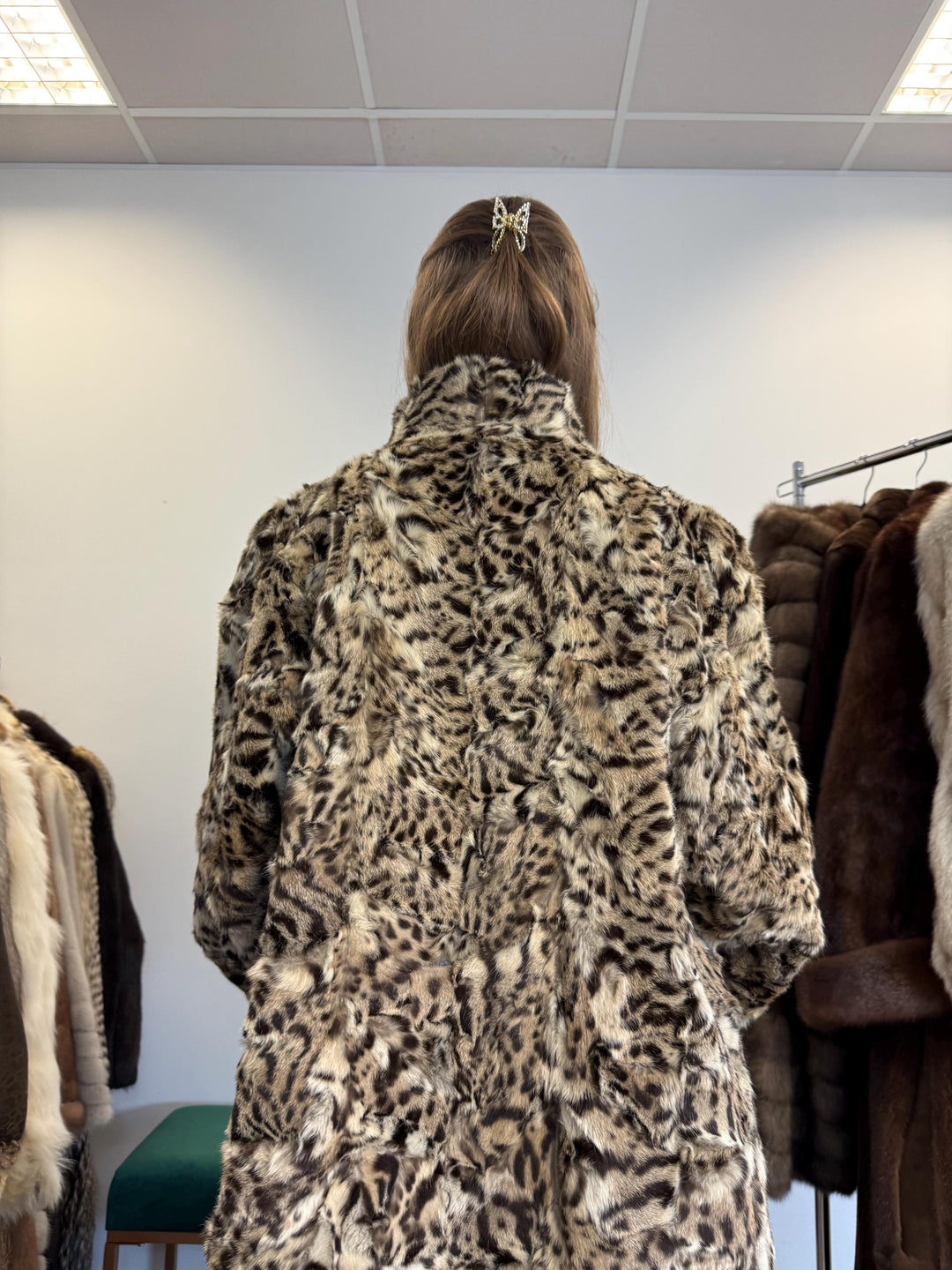 Lynx Fur Coat, XXL Size, Lynx Coat, Women's Fur Coat, Vintage Fur Coat, Real Lynx Coat, Lynx Fur, Long Fur Coat, Real Fur Coat, Lynx Fur