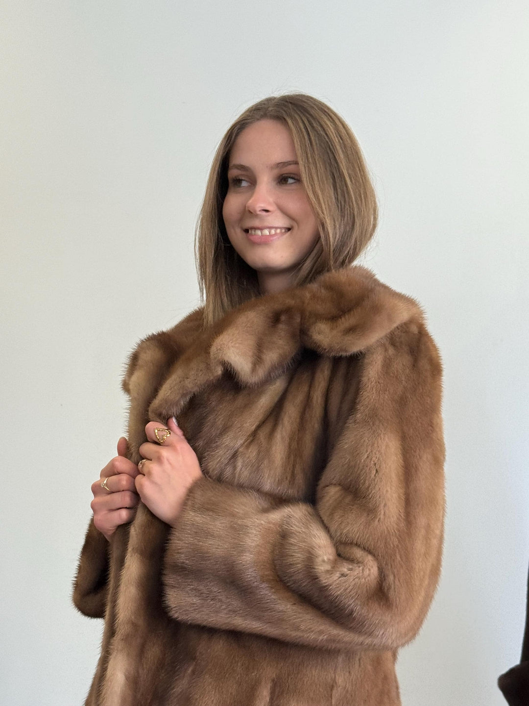 Medium Pastel Mink Jacket, Mink Fur Jacket, Pastel Mink Jacket, Women's Fur Coat, Vintage Fur Coat, Real Fur Jacket, Real Mink Fur Jacket