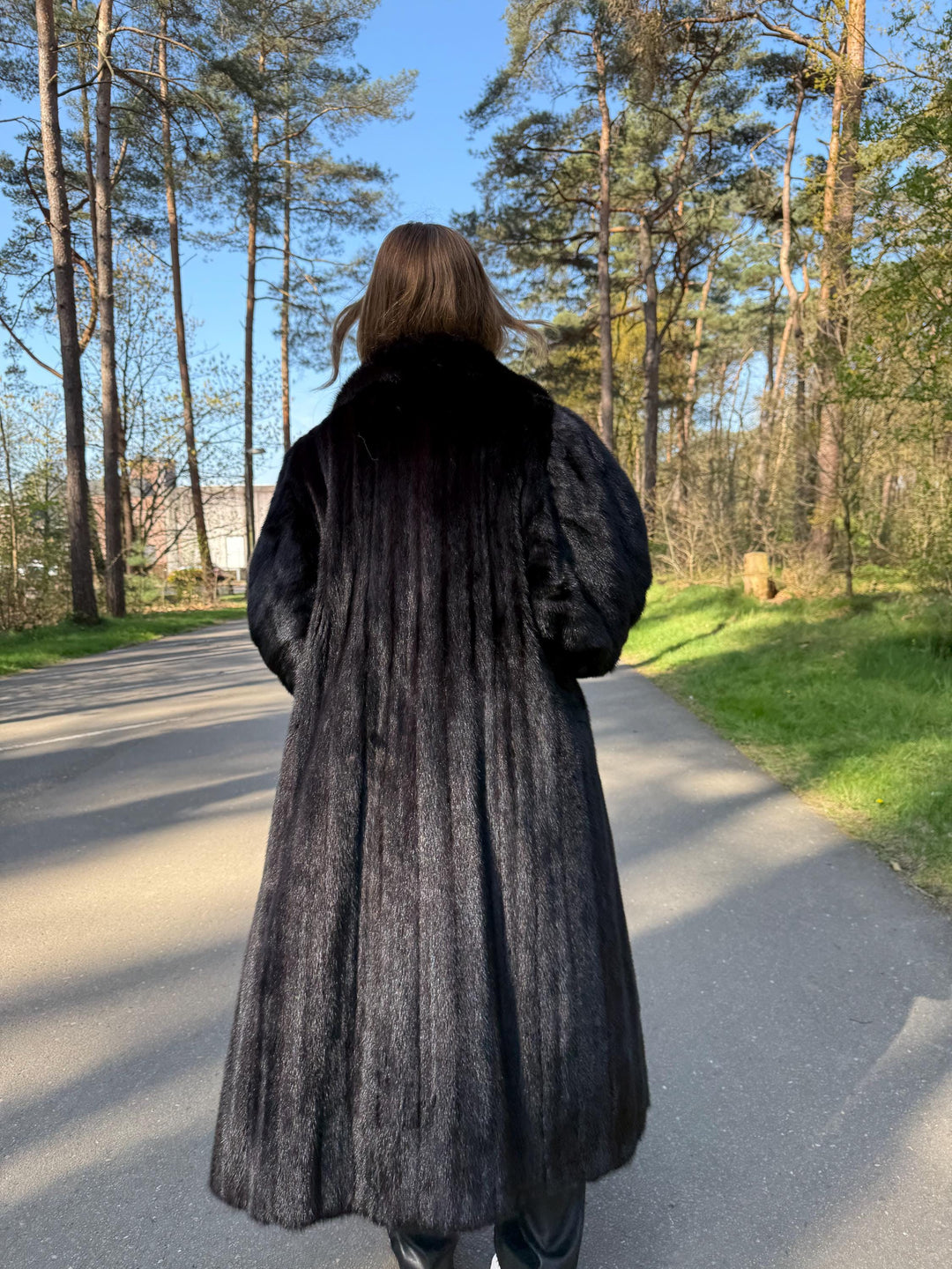 XL Dark Brown Mink Coat, Full Length Coat, Rare Find Vintage Style, Soft and Thick Mink Fur, High Quality Fur, Real Mink Coat, Vintage Coat