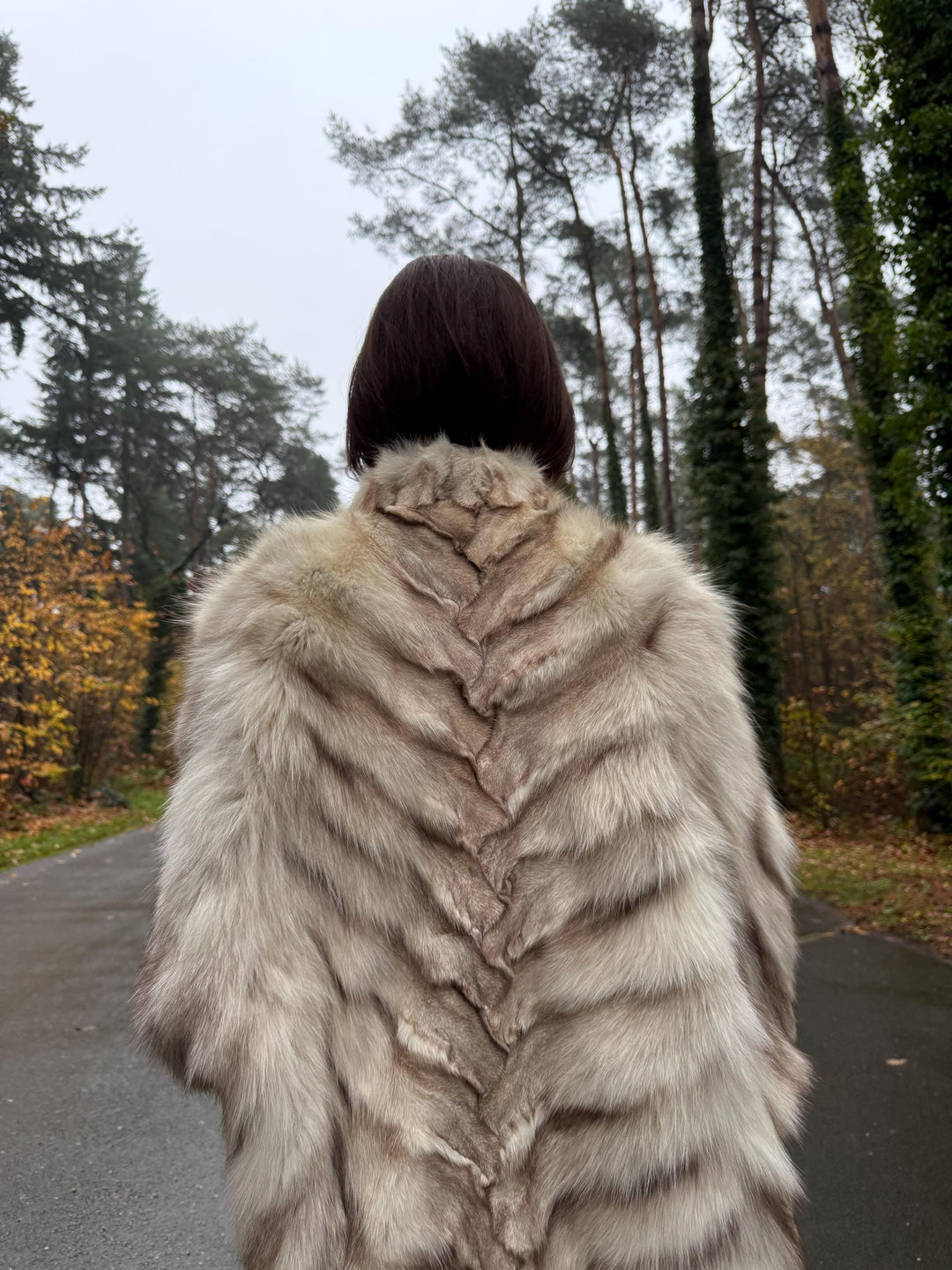 Cross Mink Fur Coat, XL Size, Mink Fur Coat, White Mink Coat, Women's Fur Coat, Vintage Fur Coat, Real Fur Coat, Cross Mink, White Mink Fur