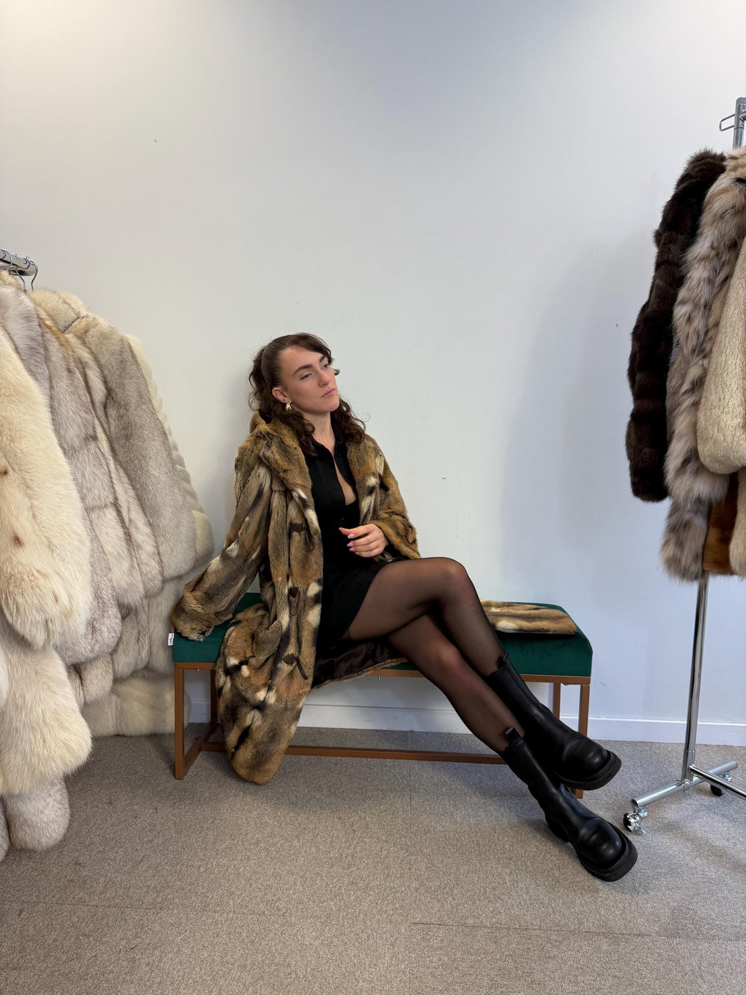 Squirrel Fur Coat, Medium Size, Fur Coat, Squirrel Fur Jacket, Real Squirrel Fur Coat, Vintage Fur Coat, Fur Coat Squirrel, Squirrel Coat