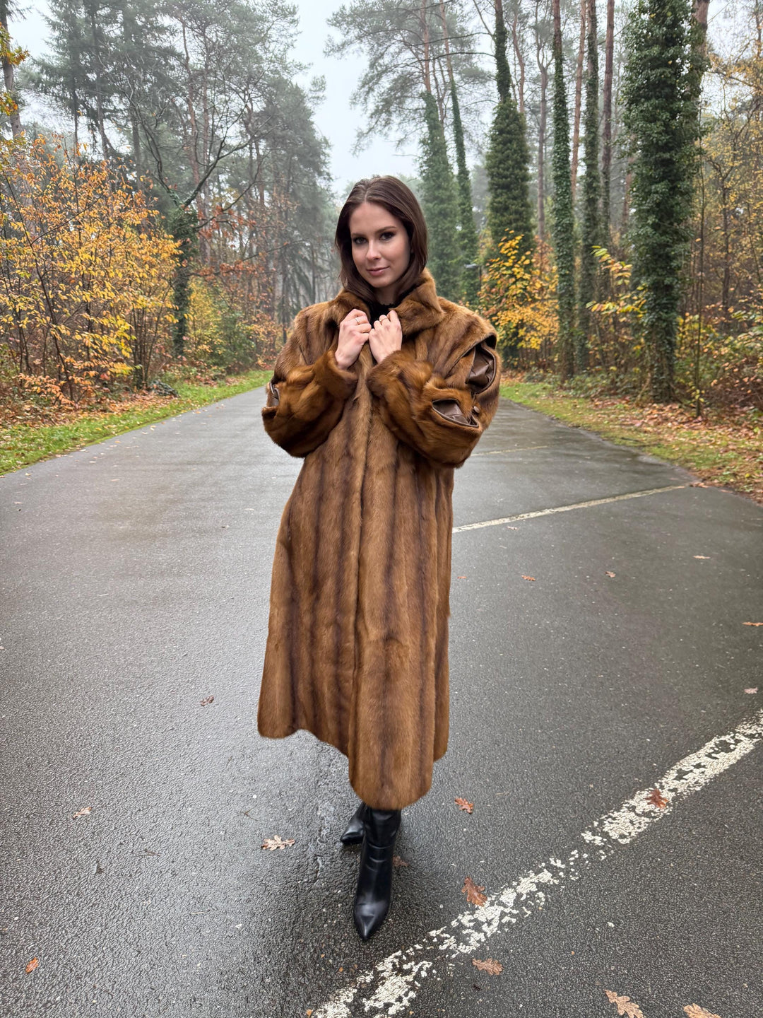 Golden Mink Fur Coat, Medium Size, Mink Fur Coat, Real Fur Coat, Vintage Fur Coat, Women's Fur Coat, Mink Coat, Golden Mink, Thick Mink Fur