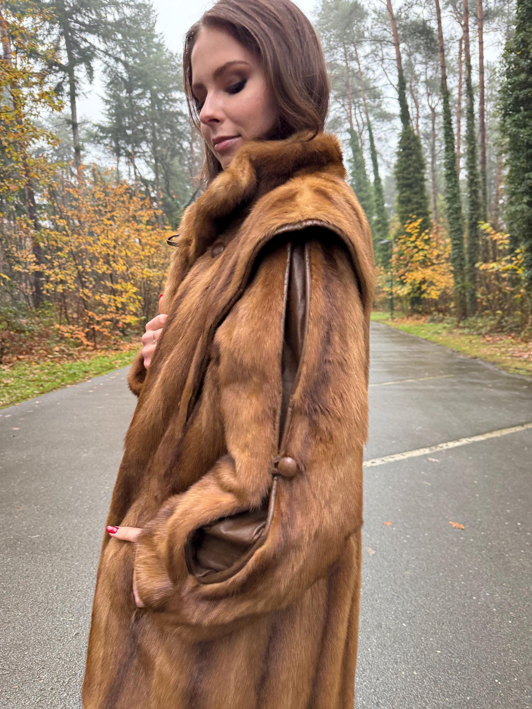 Golden Mink Fur Coat, Medium Size, Mink Fur Coat, Real Fur Coat, Vintage Fur Coat, Women's Fur Coat, Mink Coat, Golden Mink, Thick Mink Fur