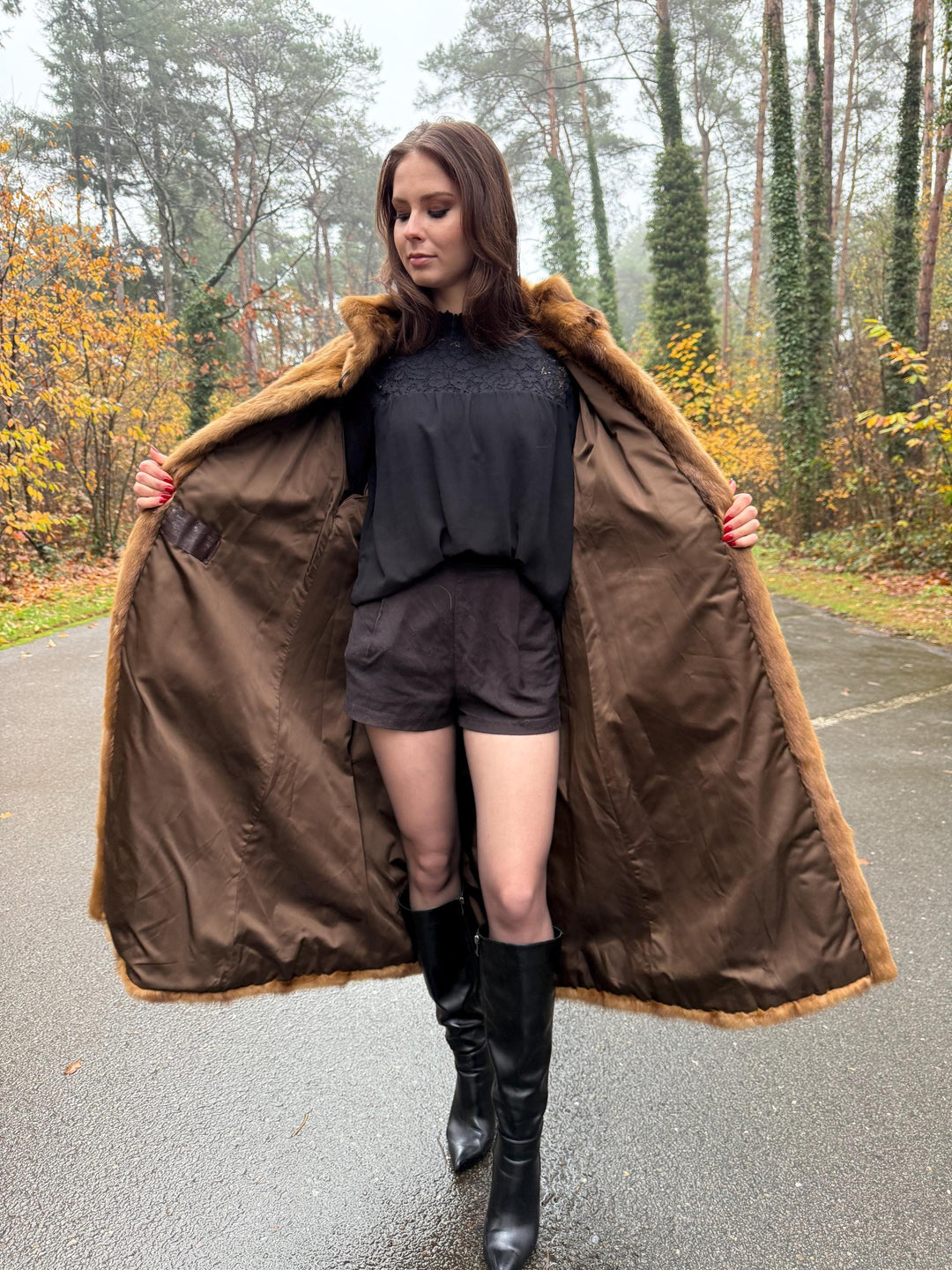 Golden Mink Fur Coat, Medium Size, Mink Fur Coat, Real Fur Coat, Vintage Fur Coat, Women's Fur Coat, Mink Coat, Golden Mink, Thick Mink Fur