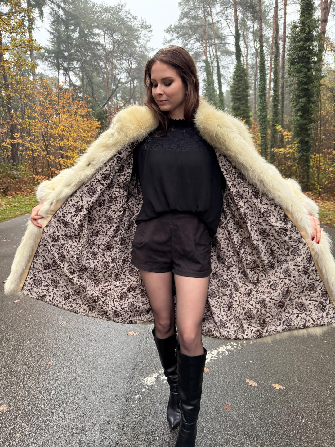 Polar Fox Fur Coat, XXL Size, Real White Fox Fur, Soft Fur Coat, Fox Fur Coat, Real Arctic Fox Fur, Real Fur Coat, Fluffy Fox Fur Coat, Fur