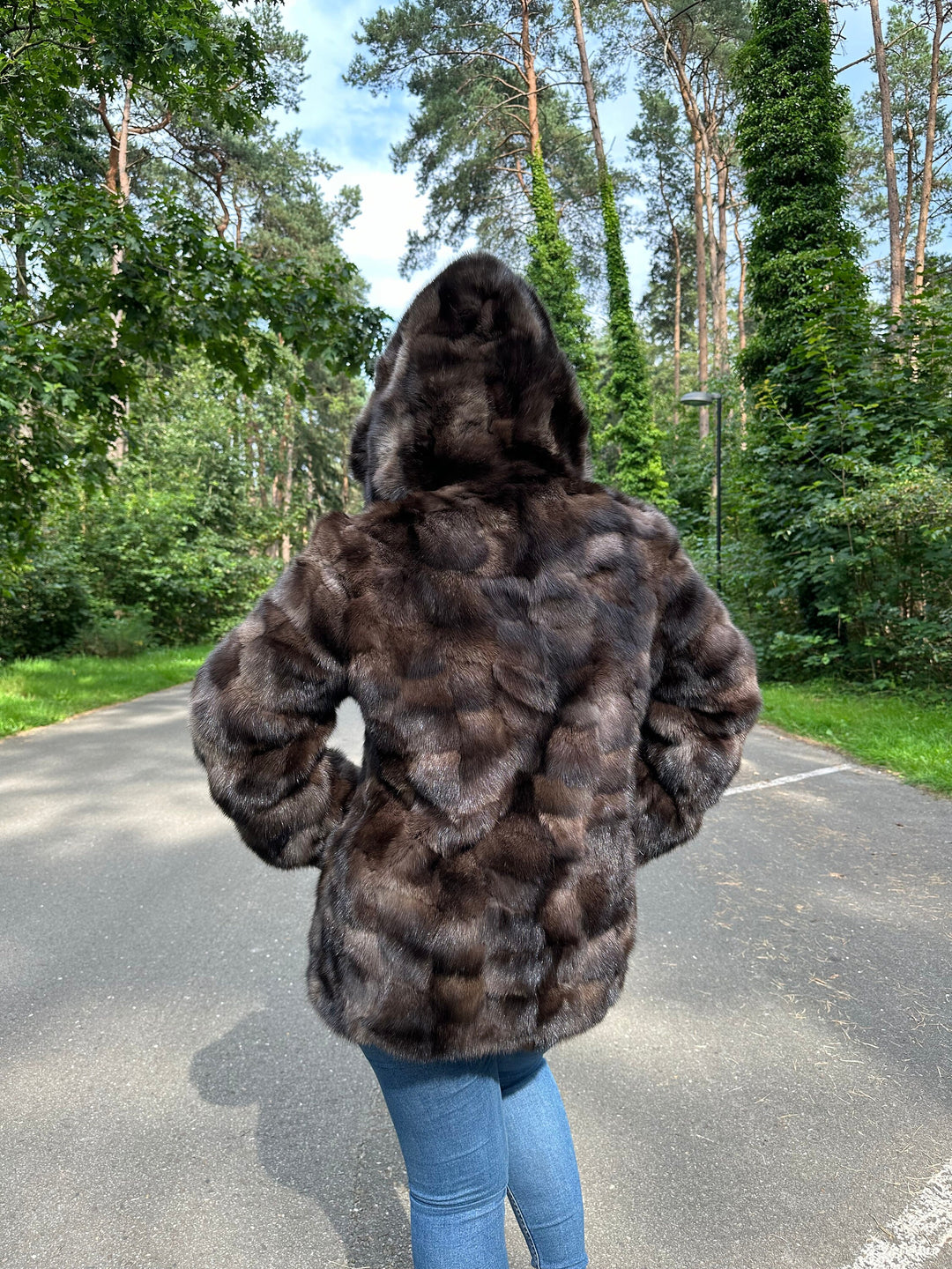 Brand New Sable Fur Jacket, Medium Size, Vintage Fur Coat, Elegant and Warm - Perfect For Winter Season, Excellent Quality