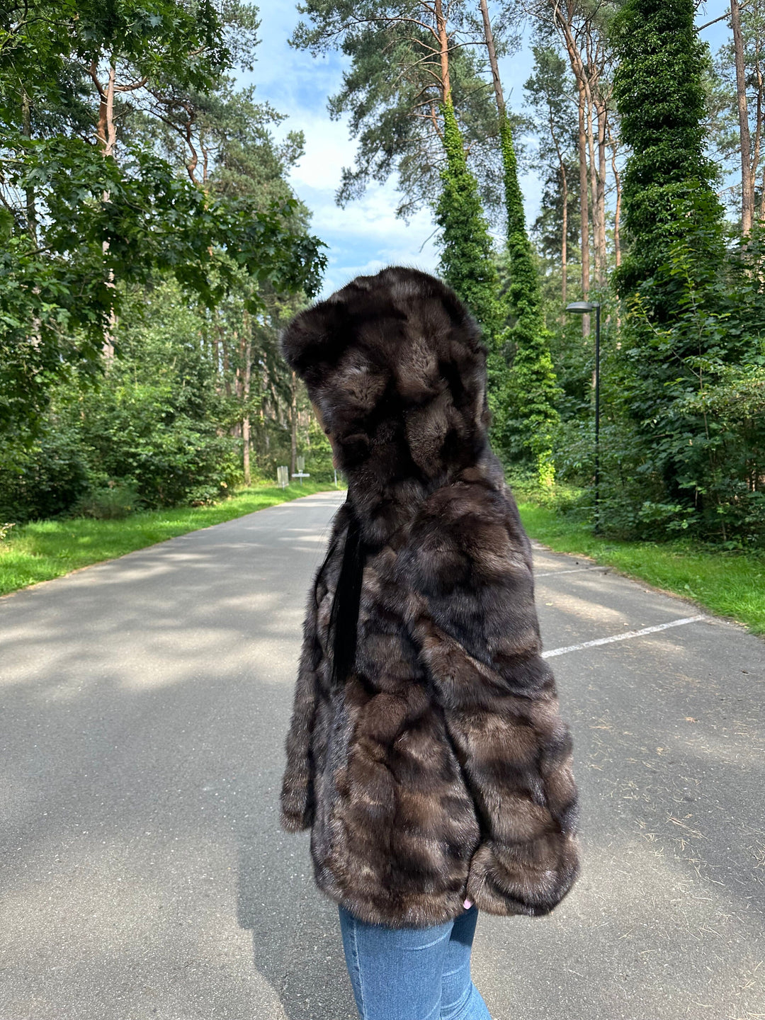 Brand New Sable Fur Jacket, Medium Size, Vintage Fur Coat, Elegant and Warm - Perfect For Winter Season, Excellent Quality