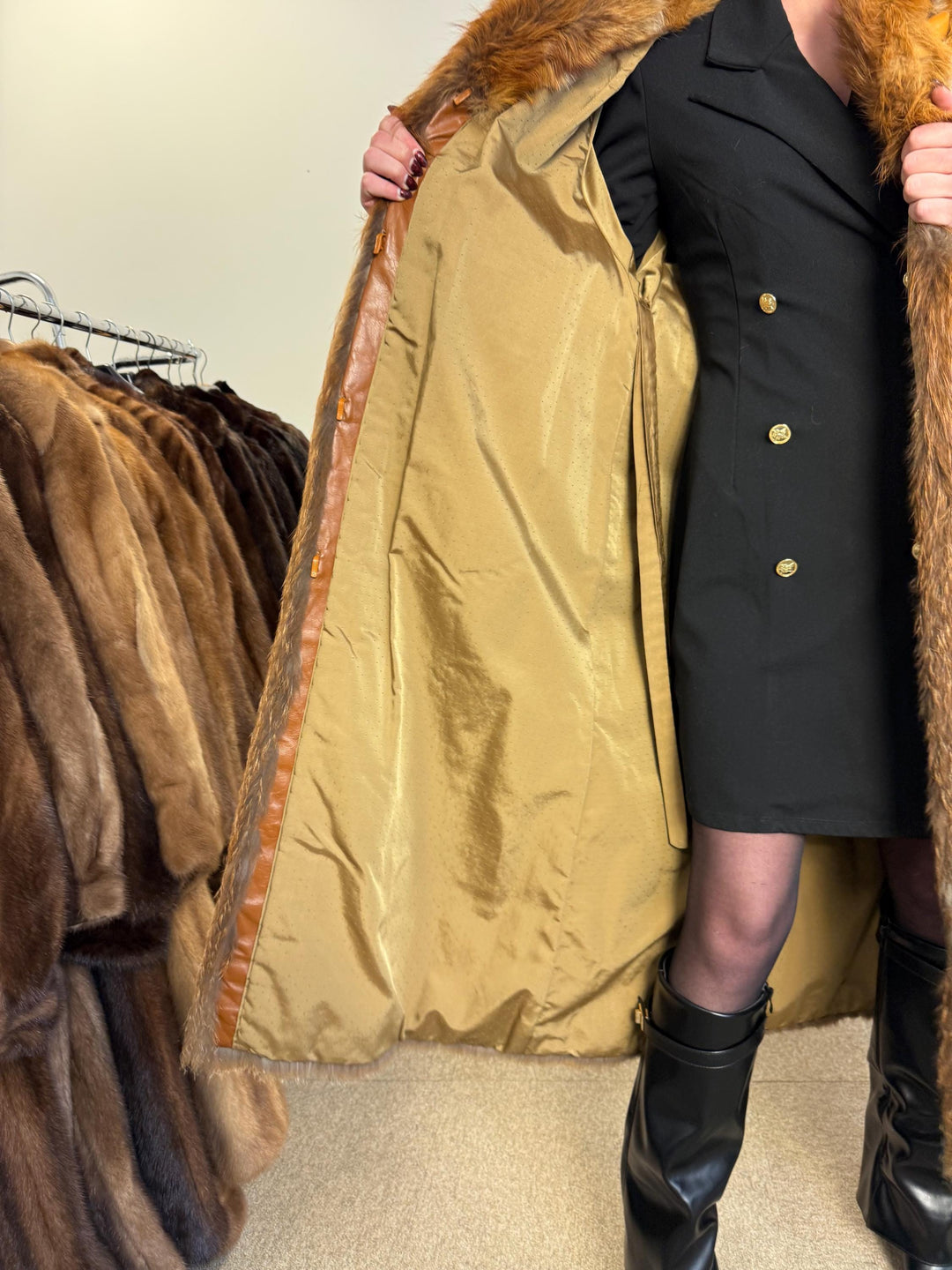 Full-Length Red Fox Coat, Medium Size, Fur Coat, Soft Fox Coat, Fur Coats Women, Real Fox Coat, Red Fox Coat, Real Fox Fur, Vintage Fur Coat