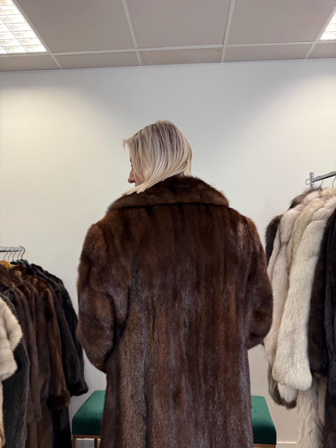 Brown Mink Coat, Large Size, Real Mink Fur Coat, Thick Brown Mink, Fur Coat, Real Fur Coat, Women's Fur Coat, Mink Fur Coat, Brown Mink Fur