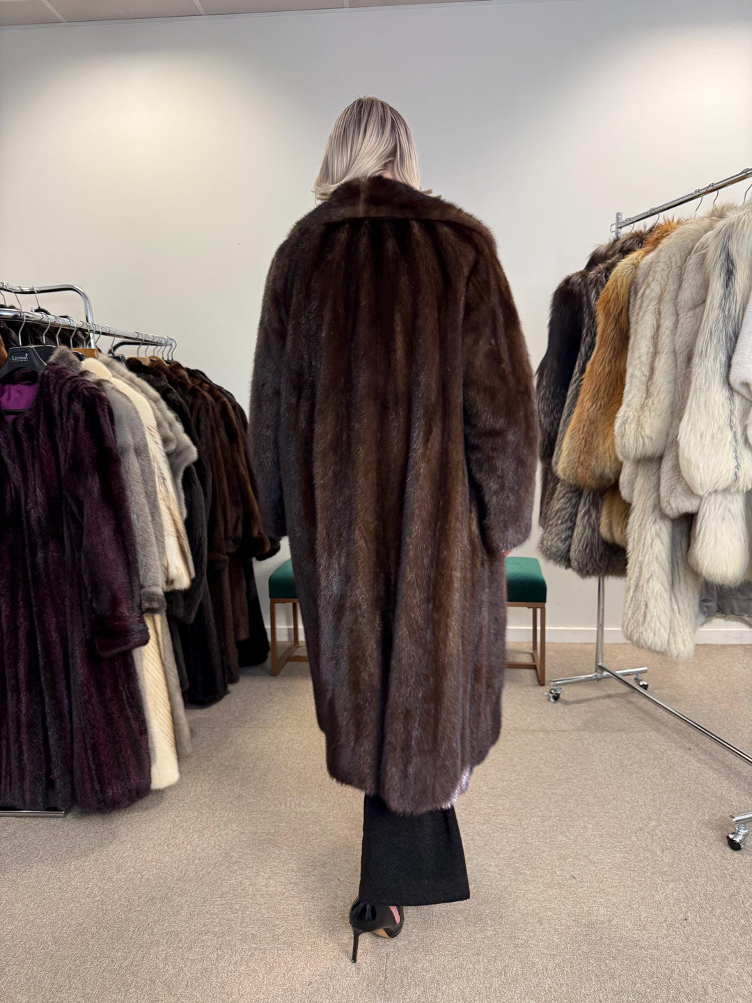 Brown Mink Coat, Large Size, Women's Fur Coat, Mink Fur Coat, Brown Mink Fur, Real Mink Fur Coat, Thick Brown Mink, Fur Coat, Real Fur Coat