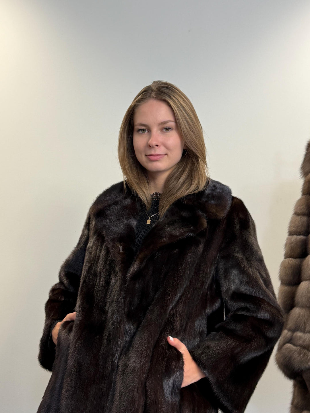 Dark Brown Mink Jacket, real fur, Fur Coat Large Size, Mink jacket, Real Fur Coat, Women's Fur Coat, Real Mink Fur Coat, Thick Brown Mink