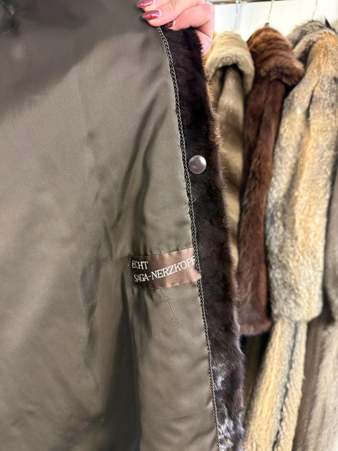 Brown Mink Fur Coat, L/XL Size, Mink Coat, Real Fur Coat, Fur Coat Mink, Selected Mink Coat, Fur Coats, Mink Fur Coat, Brown Mink, Long Coat