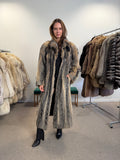 Coyote Fur Coat, Medium, Full Length