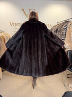 Dark Brown Mink Fur Coat, Medium, Bouckaert