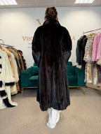 Dark Brown Mink Fur Coat, M/L, Frankfurt
