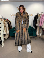 Coyote Fur Coat, Small, Outlet