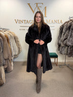 Dark Brown Mink Fur Coat, Medium, Bouckaert