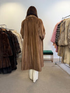 Luxury Mink Fur Coat, Pastel Swinger, Full Length, XL