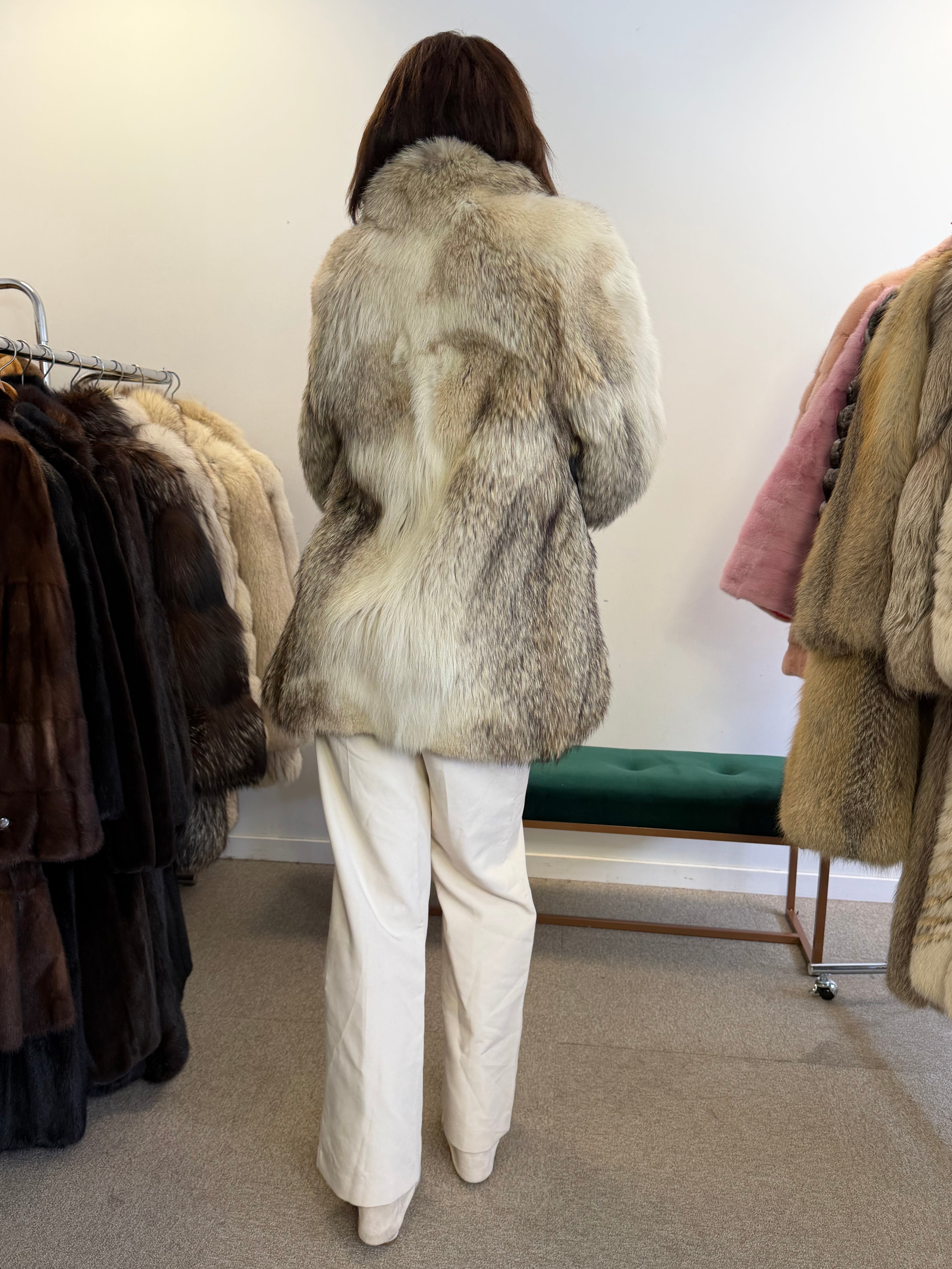 Coyote Fur Jacket, Size M