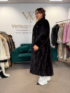 Dark Brown Mink Fur Coat, M/L, Frankfurt