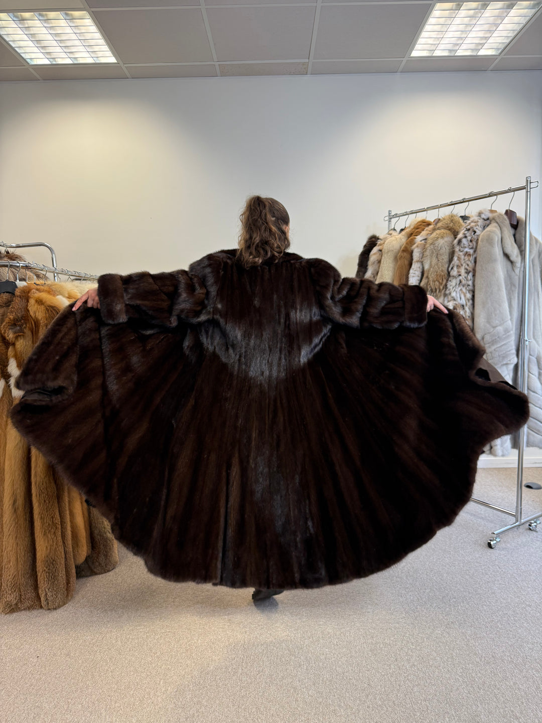 Oversize Mink Coat Superb Quality high quality pelts