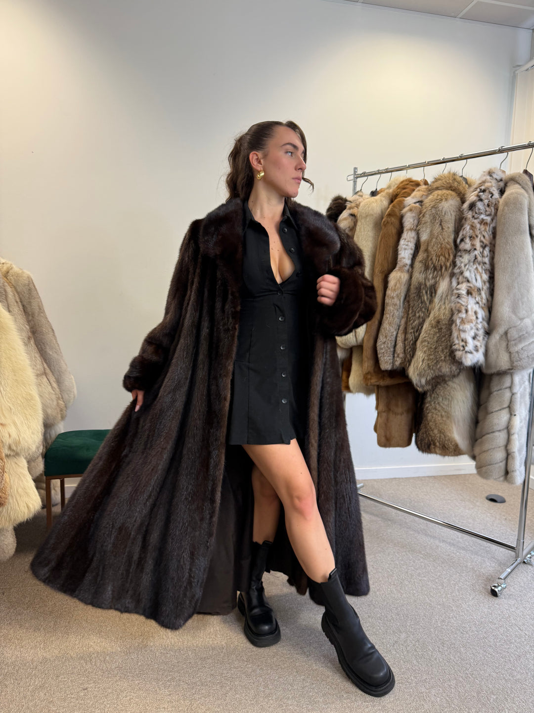 Oversize Mink Coat Superb Quality high quality pelts