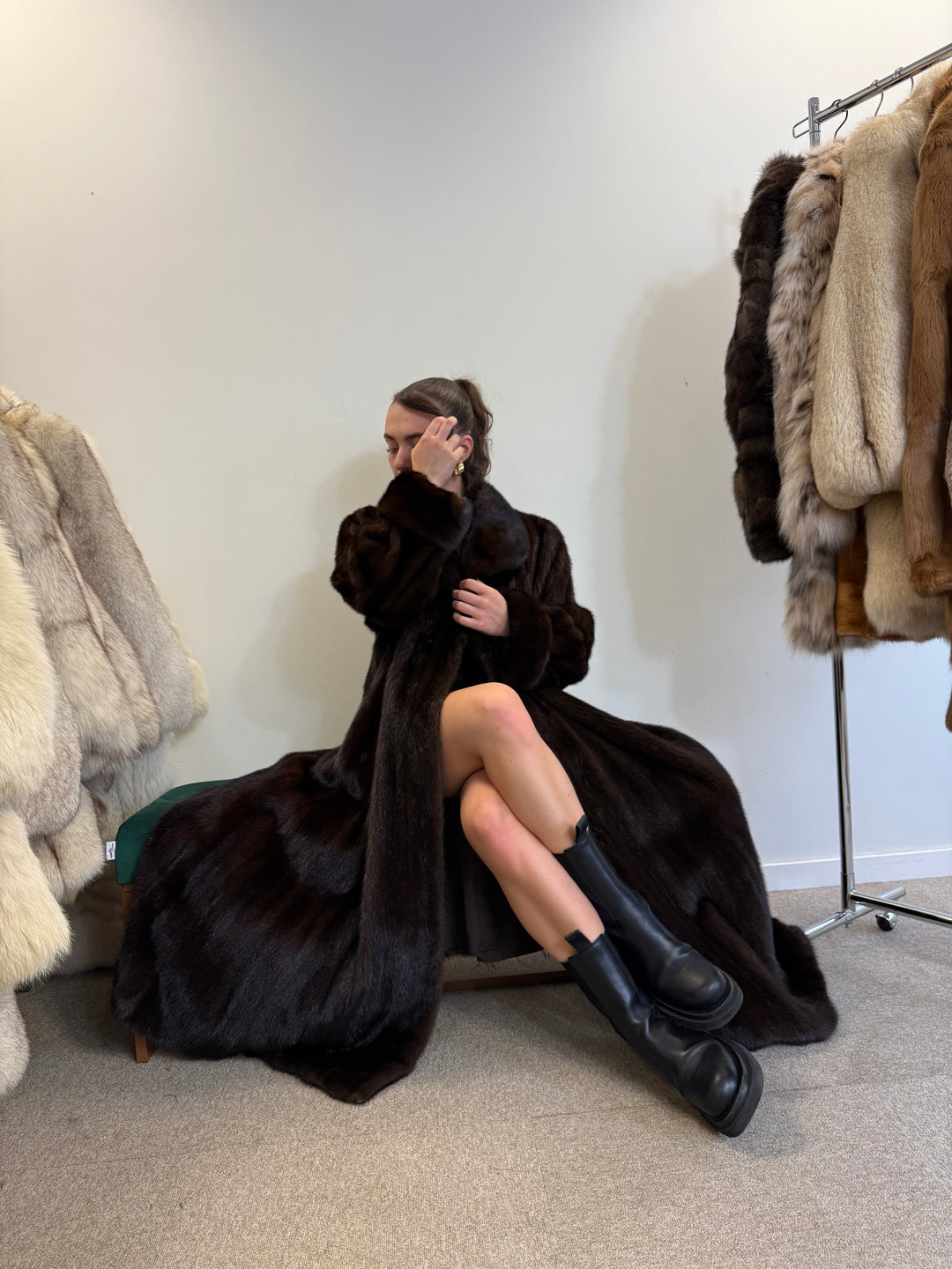 Oversize Mink Coat Superb Quality high quality pelts