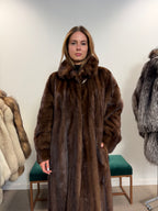Mink Fur Coat, SAGA, Full Length, Size XXL
