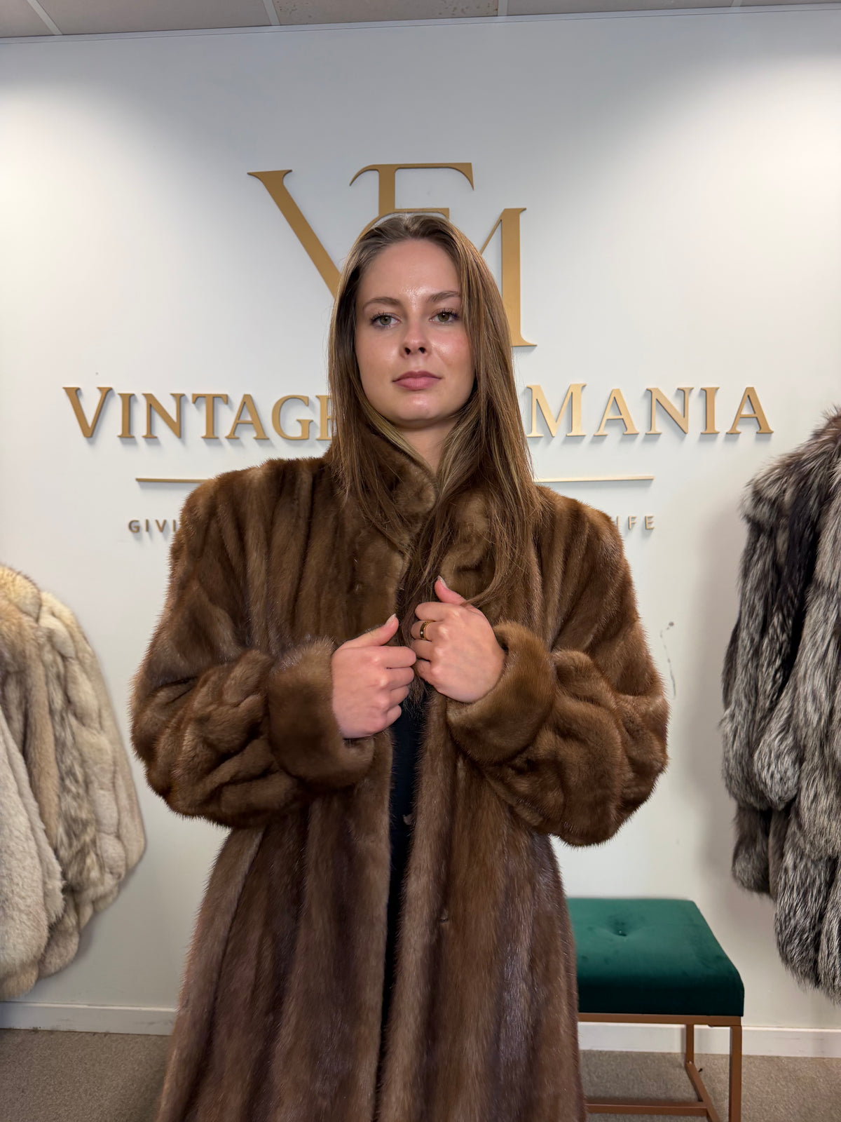 Pastel Mink Fur Coat, Large, Sprung Freres Paris