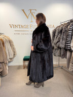Brown Mink Fur Coat, XXL, Full Length