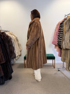 Mink Fur Coat, Pastel Swinger, Large