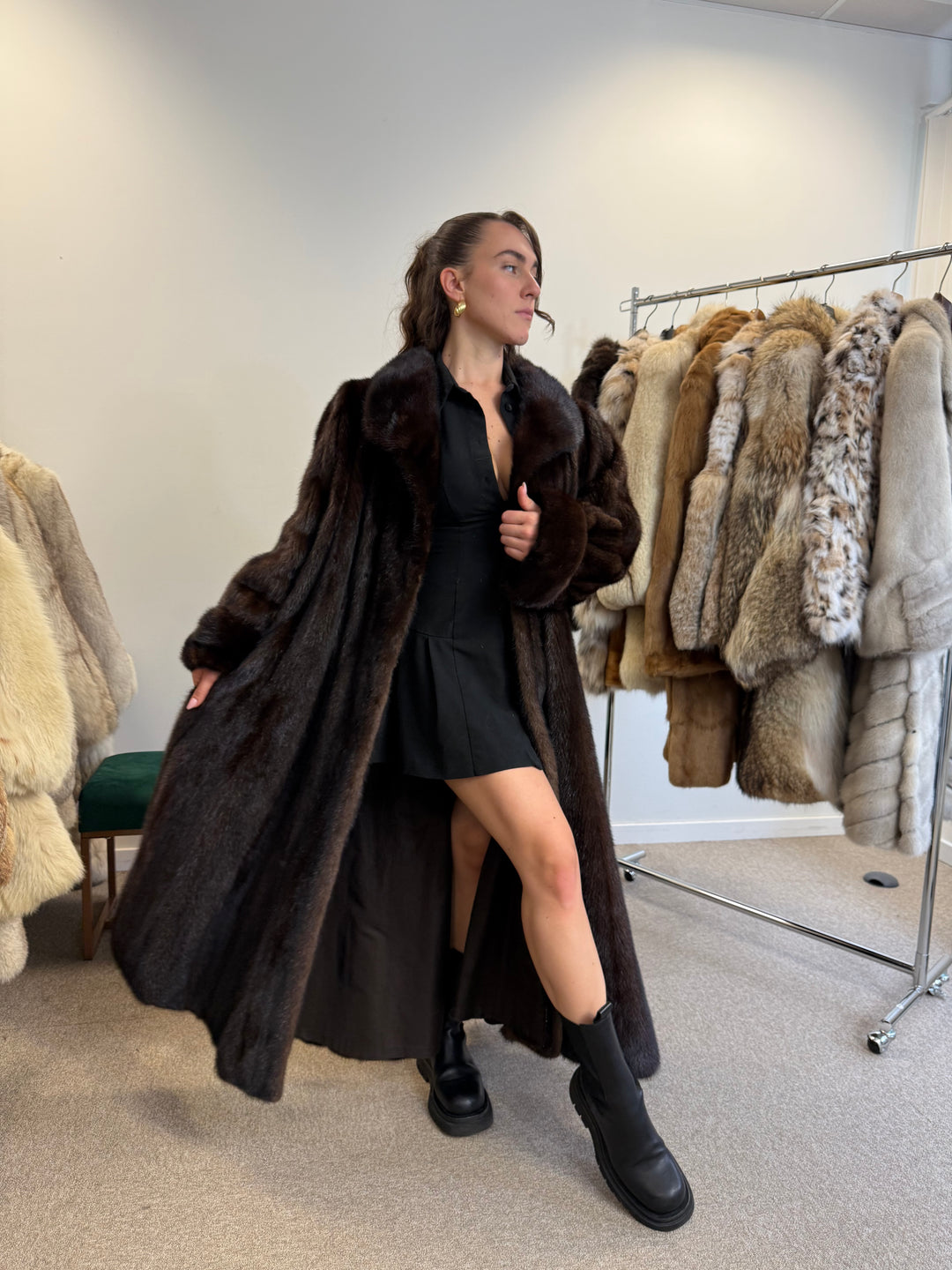 Oversize Mink Coat Superb Quality high quality pelts