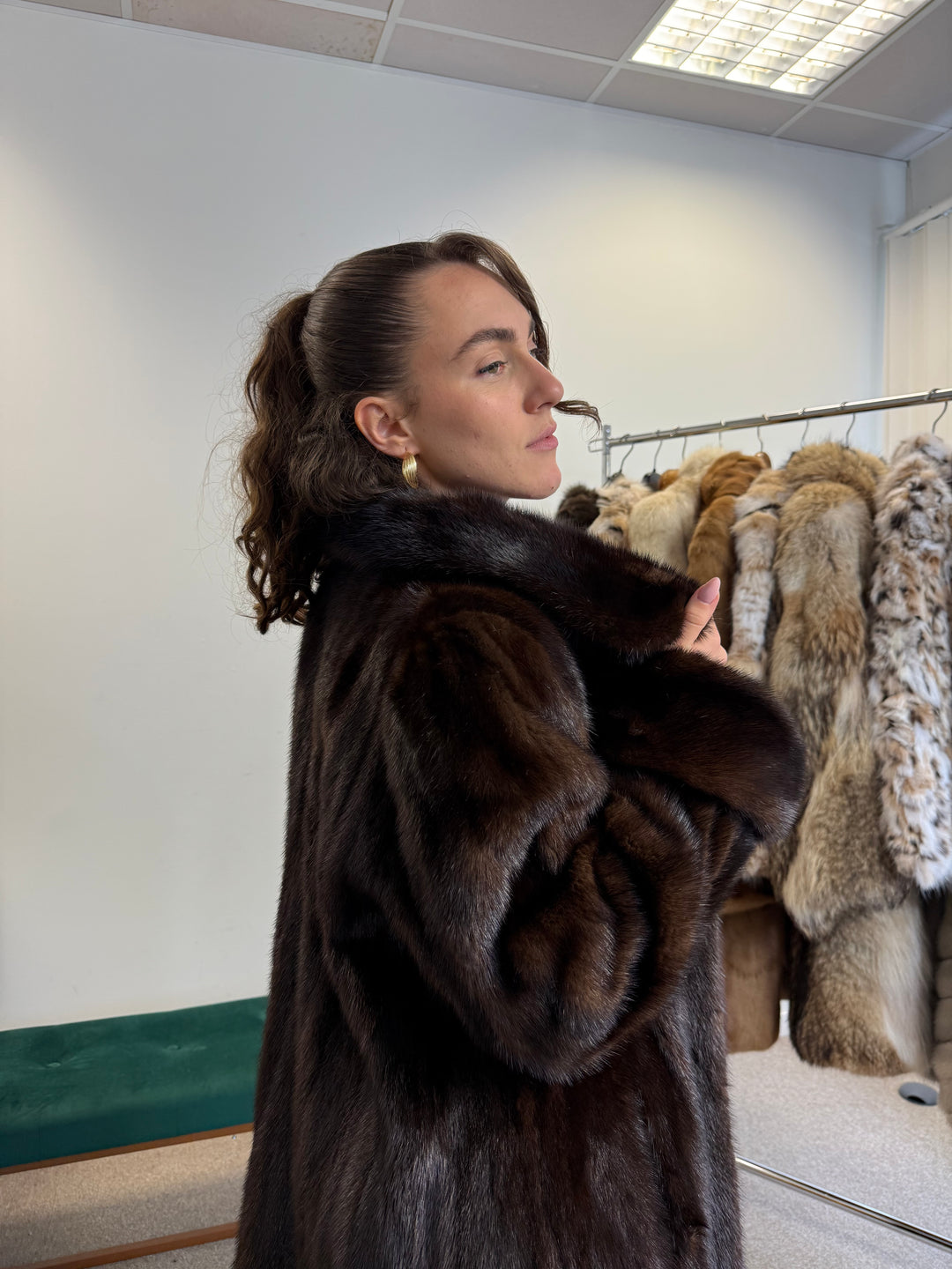Oversize Mink Coat Superb Quality high quality pelts