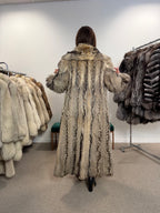 Coyote Fur Coat, Full Length, Size L