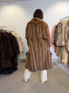 Mink Fur Coat, Pastel Swinger, Large