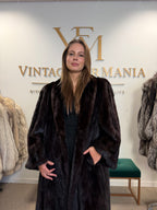 Brown Mink Fur Coat, Swinger, Milan, Fits up to 3XL