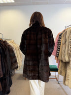 Mink Fur Jacket, Dark Brown, Medium
