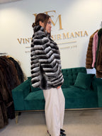 Chinchilla Fur Jacket, Medium, Short, New