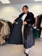 19. Royal SAGA Mink Fur Coat, XXL, Extra Full Length, Supreme
