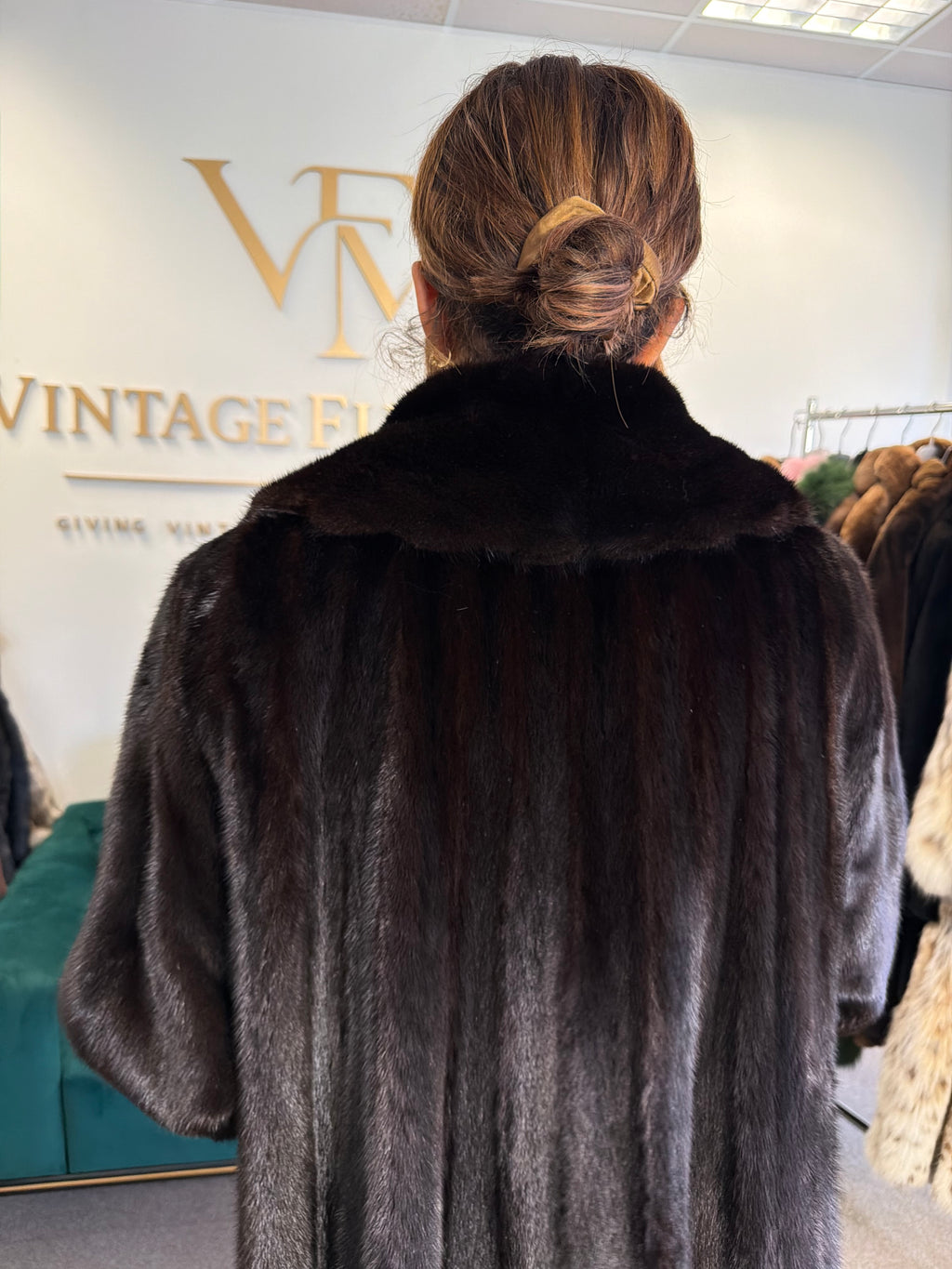 19. Royal SAGA Mink Fur Coat, XXL, Extra Full Length, Supreme