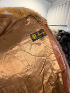 Red Fox Fur Jacket, Medium, Fluffy & Soft