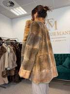 Sheared Feh Fur Jacket, Medium, Reversible, New