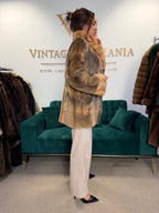 Sheared Feh Fur Jacket, Medium, Reversible, New