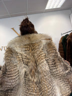 Coyote Fur Jacket, Medium, Trimmed