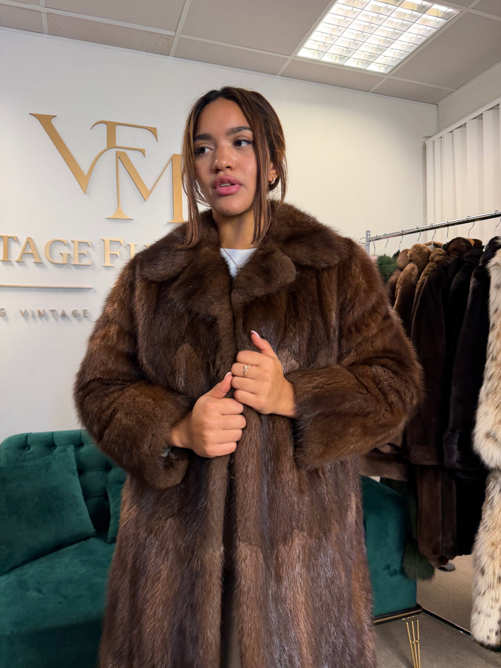Beaver Fur Coat, Medium