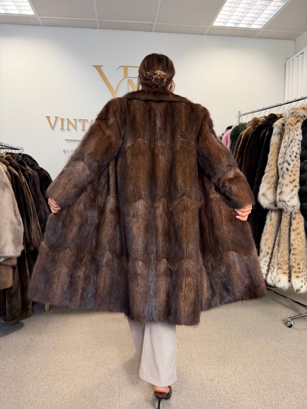 Beaver Fur Coat, Medium