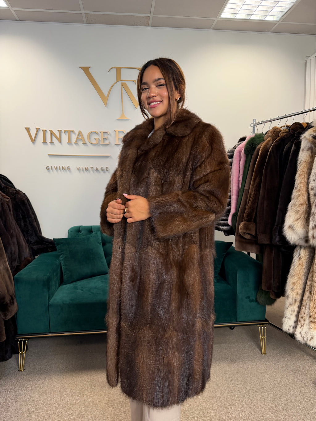 Beaver Fur Coat, Medium