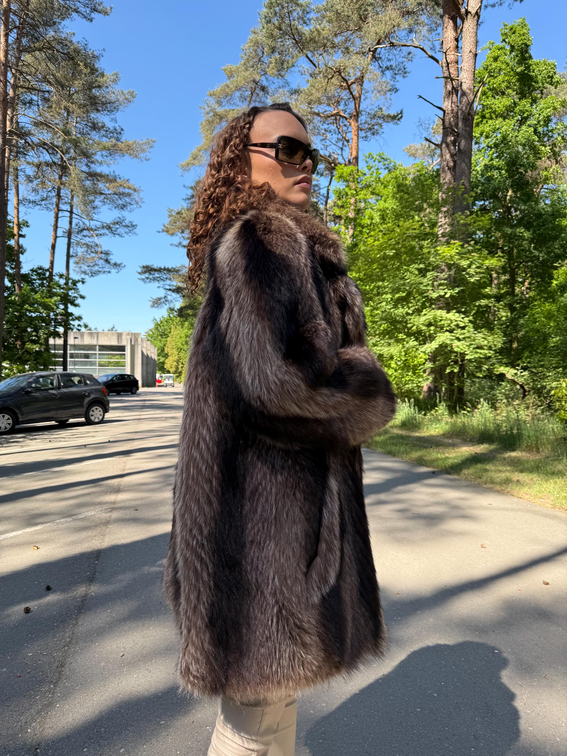 Soft Raccoon Fur Coat, XL Size, Fur Coat, Raccoon Fur Coat, Vintage Fur Coat, Thick Fur, Raccoon Fur Jacket, Real Fur Jacket, Real Fur Coat