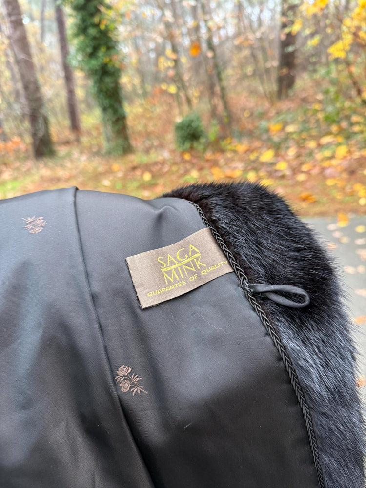 Double Sided Mink Coat, Large Size, Sheared Mink Fur, Mink Fur Coat, Real Fur Coat, Vintage Fur Coat, Women's Fur Coat, Designer Mink Coat