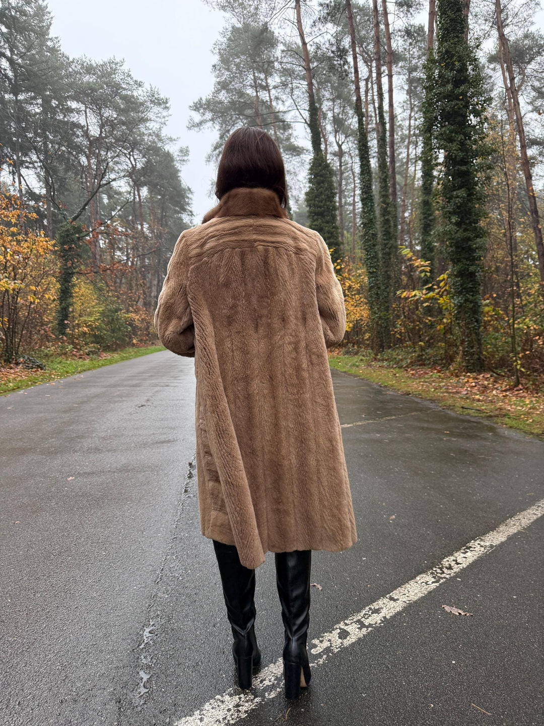 Double Sided Mink Coat, Large Size, Sheared Mink Fur, Mink Fur Coat, Real Fur Coat, Vintage Fur Coat, Women's Fur Coat, Designer Mink Coat